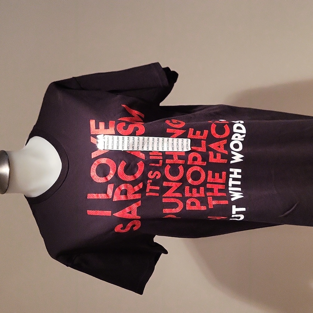 FINAL PRICE Spencers I LOVE SARCASM IT'S LIKE PUNCHING PEOPLE IN THE FACE - Picture 3 of 8